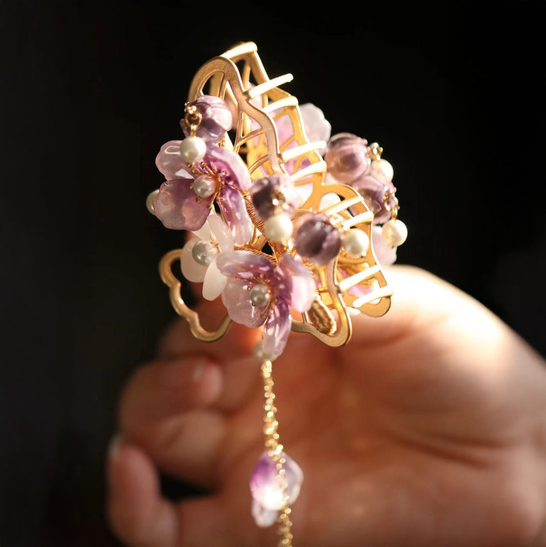 Dream Primrose Butterfly Hair Claw