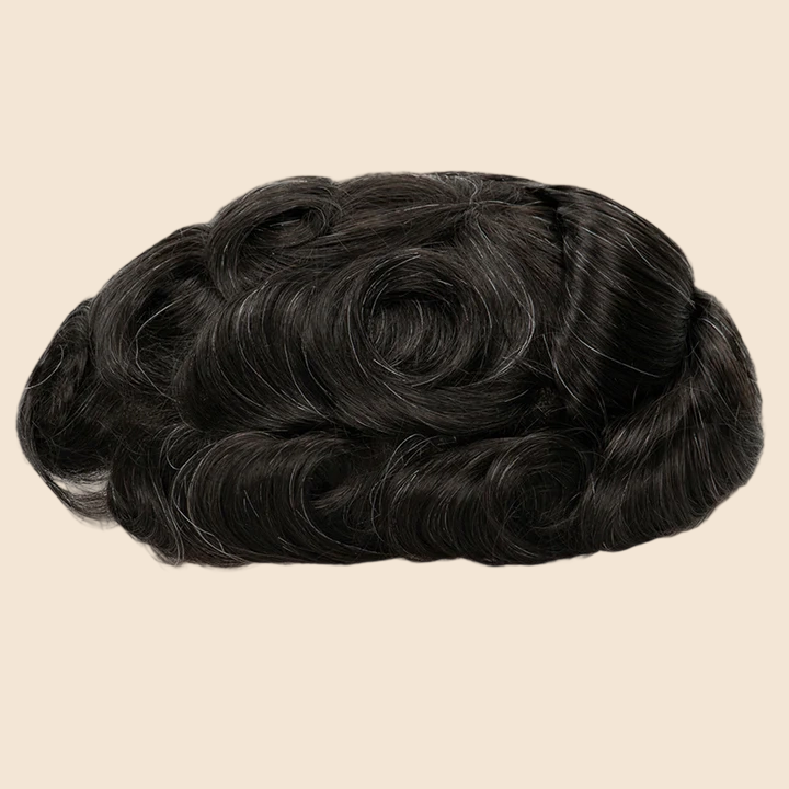 Toupee for Men Celebrities Choice Upgrade Mirage 0.04-0.06mm Full Super Thin Skin Single Knots Base