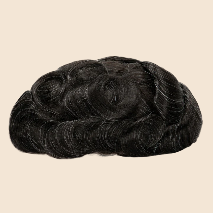 Toupee for Men Celebrities Choice Upgrade Mirage 0.04-0.06mm Full Super Thin Skin Single Knots Base