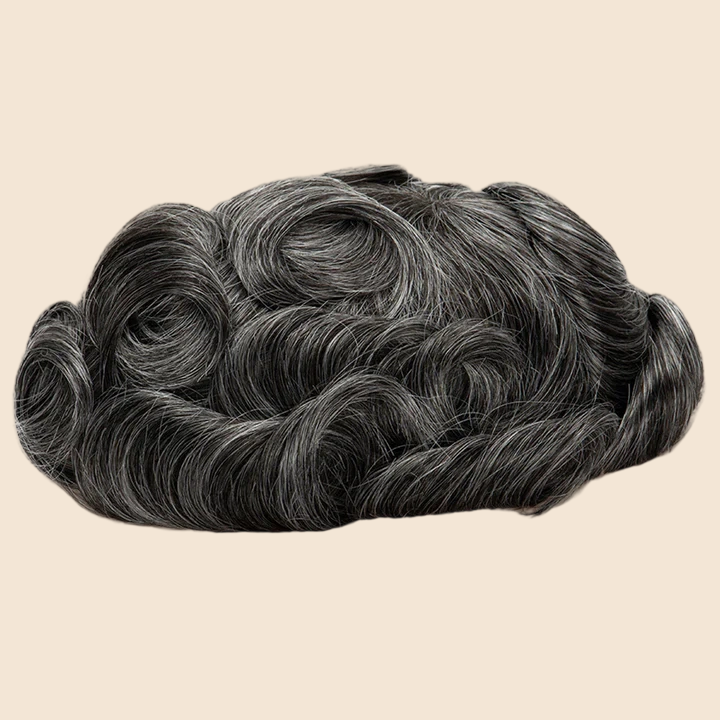 Toupee for Men Celebrities Choice Upgrade Mirage 0.04-0.06mm Full Super Thin Skin Single Knots Base