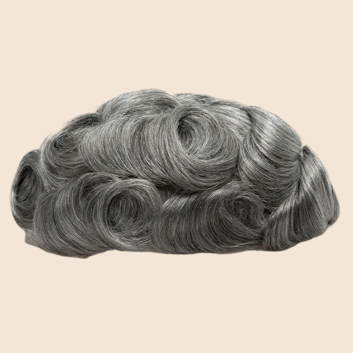 Toupee for Men Celebrities Choice Upgrade Mirage 0.04-0.06mm Full Super Thin Skin Single Knots Base