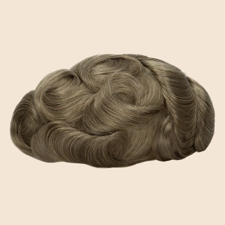 Toupee for Men Celebrities Choice Upgrade Mirage 0.04-0.06mm Full Super Thin Skin Single Knots Base