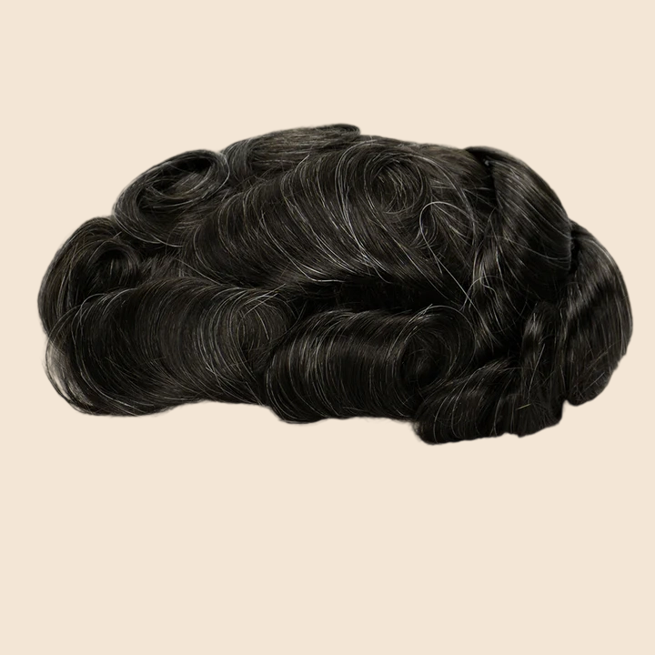 Toupee for Men Celebrities Choice Upgrade Mirage 0.04-0.06mm Full Super Thin Skin Single Knots Base