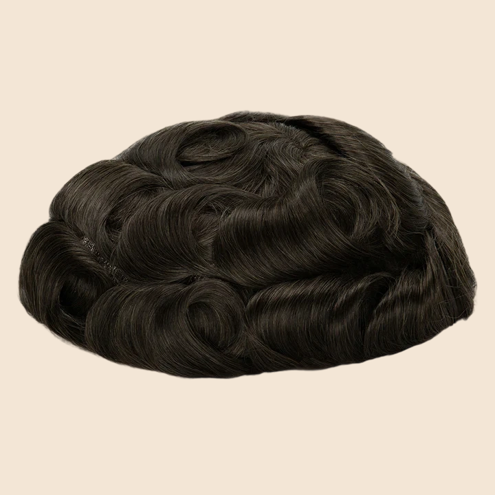 Toupee for Men Celebrities Choice Upgrade Mirage 0.04-0.06mm Full Super Thin Skin Single Knots Base