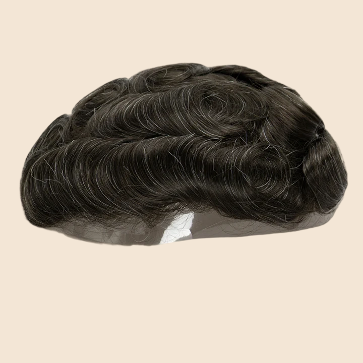 Toupee for Men Celebrities Choice Upgrade Mirage 0.04-0.06mm Full Super Thin Skin Single Knots Base