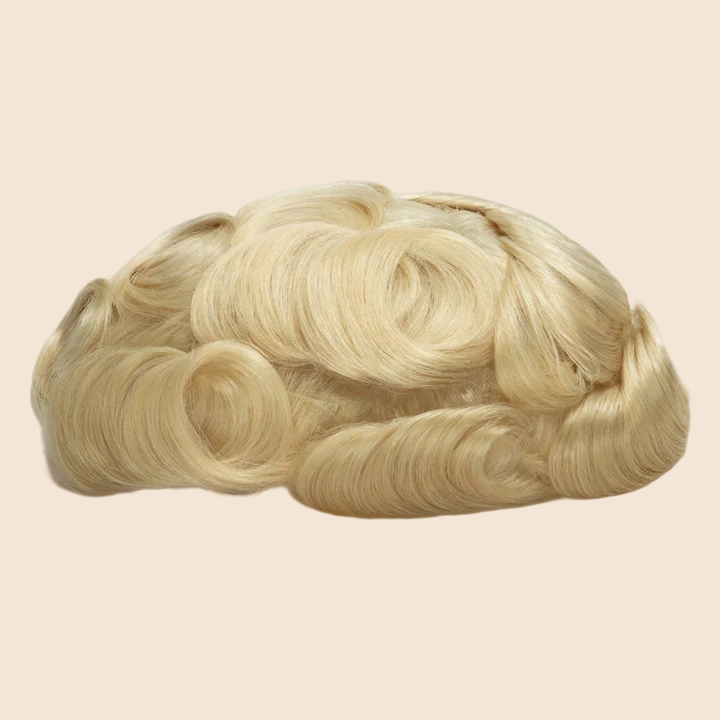 Toupee for Men Celebrities Choice Upgrade Mirage 0.04-0.06mm Full Super Thin Skin Single Knots Base