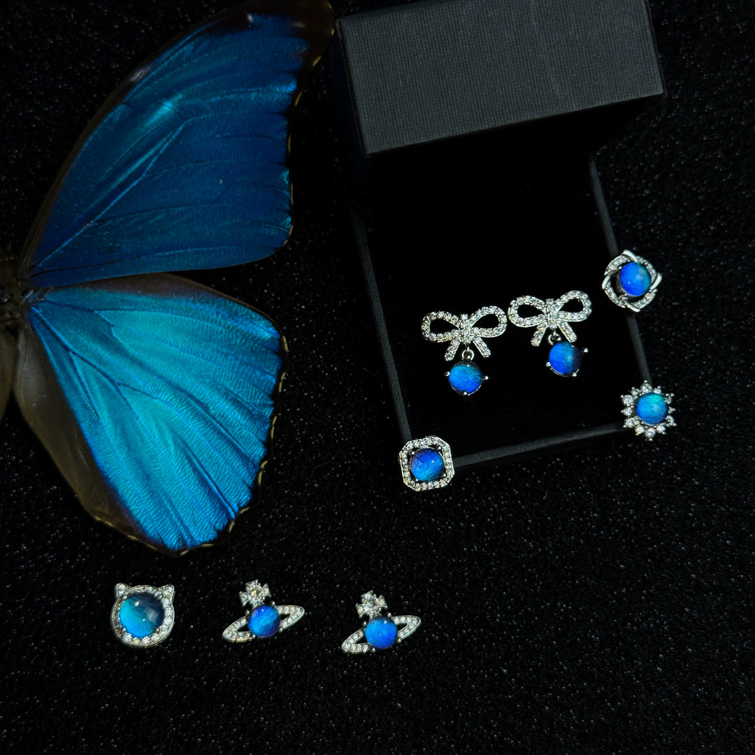 Aurora Blaue Schmetterling Haarklammer/ Schlussverkauf