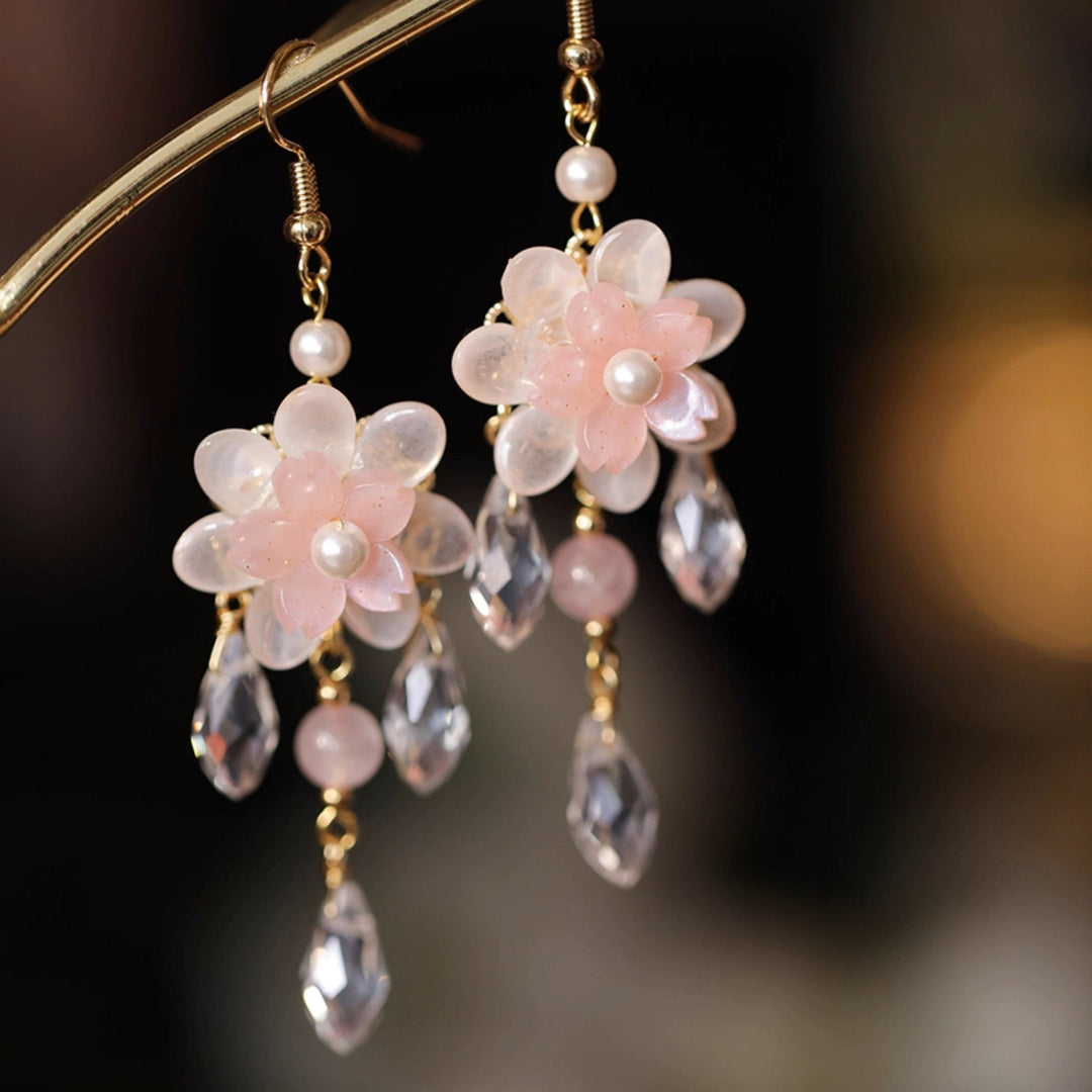 Aurora Cherry Charm Crystal Earrings