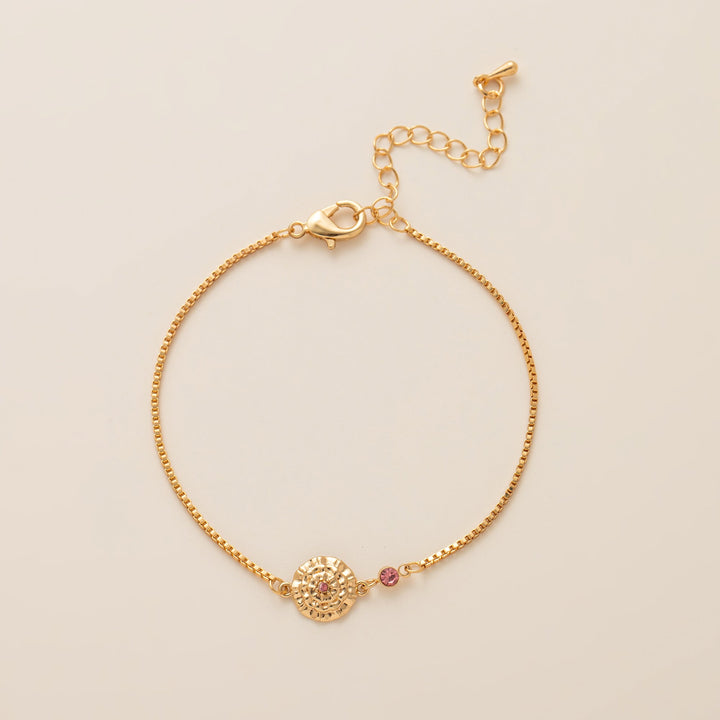 Birth Flower & Birthstone Bracelets