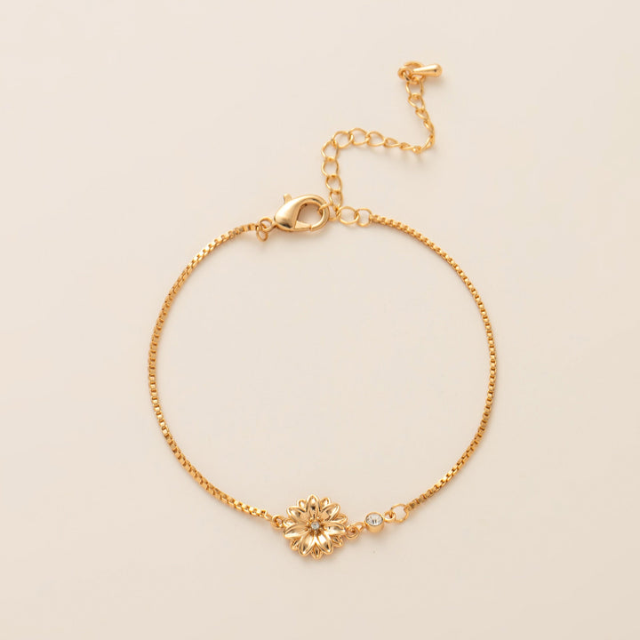 Birth Flower & Birthstone Bracelets