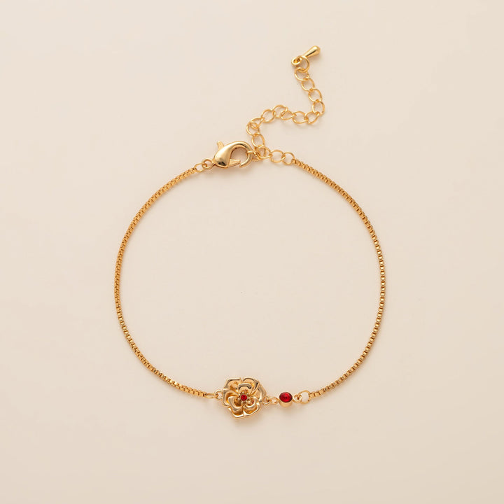 Birth Flower & Birthstone Bracelets