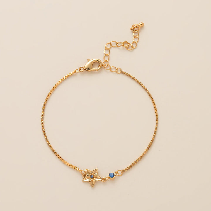 Birth Flower & Birthstone Bracelets