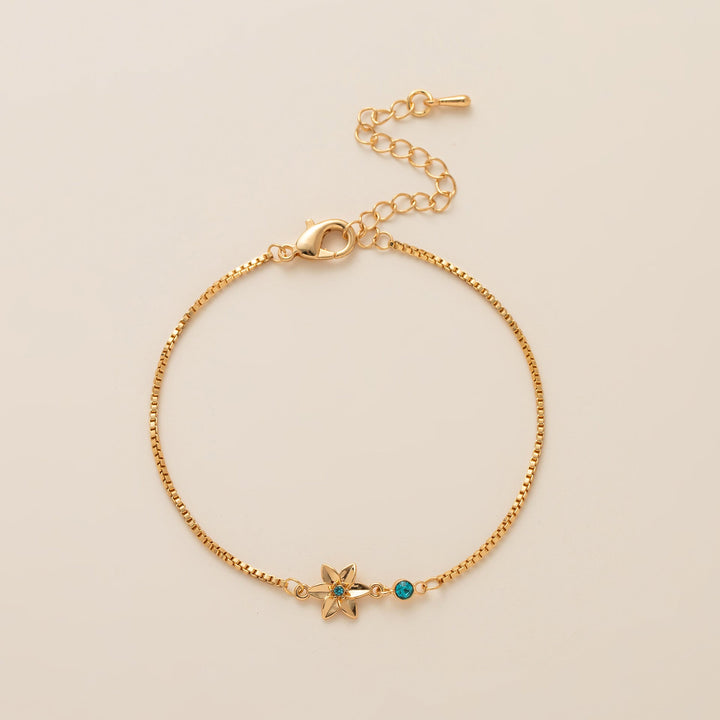 Birth Flower & Birthstone Bracelets