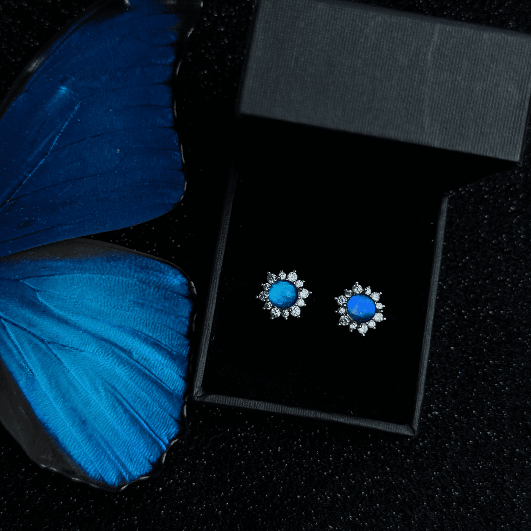 Aurora Blaue Schmetterling Haarklammer/ Schlussverkauf