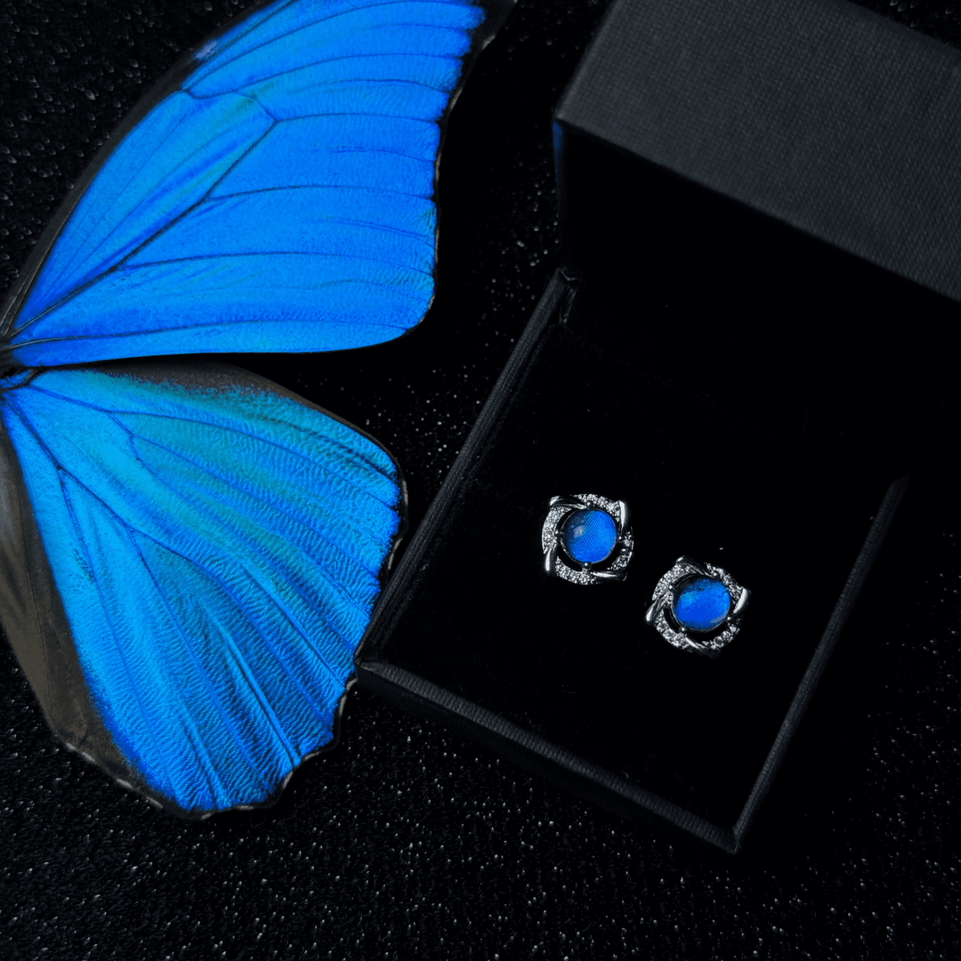 Aurora Blaue Schmetterling Haarklammer/ Schlussverkauf