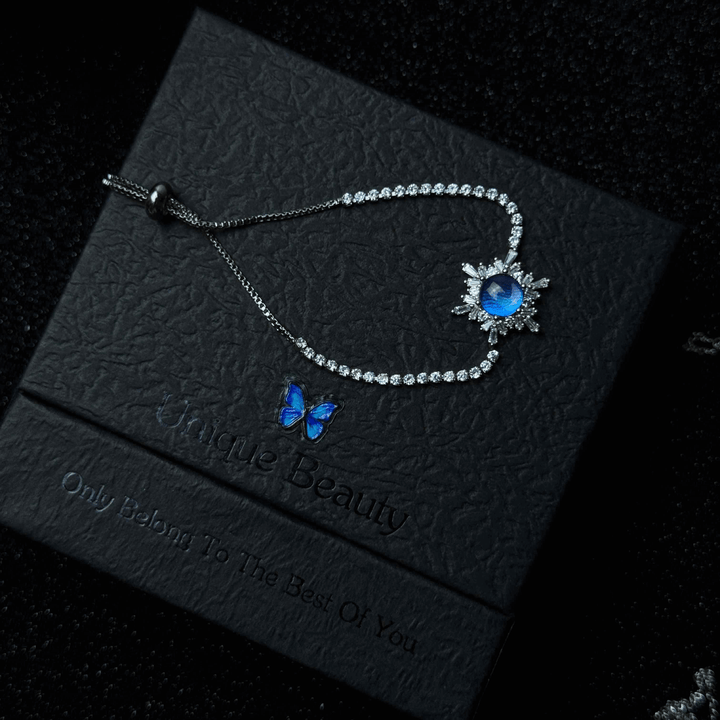 Handcrafted Butterfly Specimen Necklace An Exquisite Light Luxury Gift for Your Girlfriend or Close Female Friend