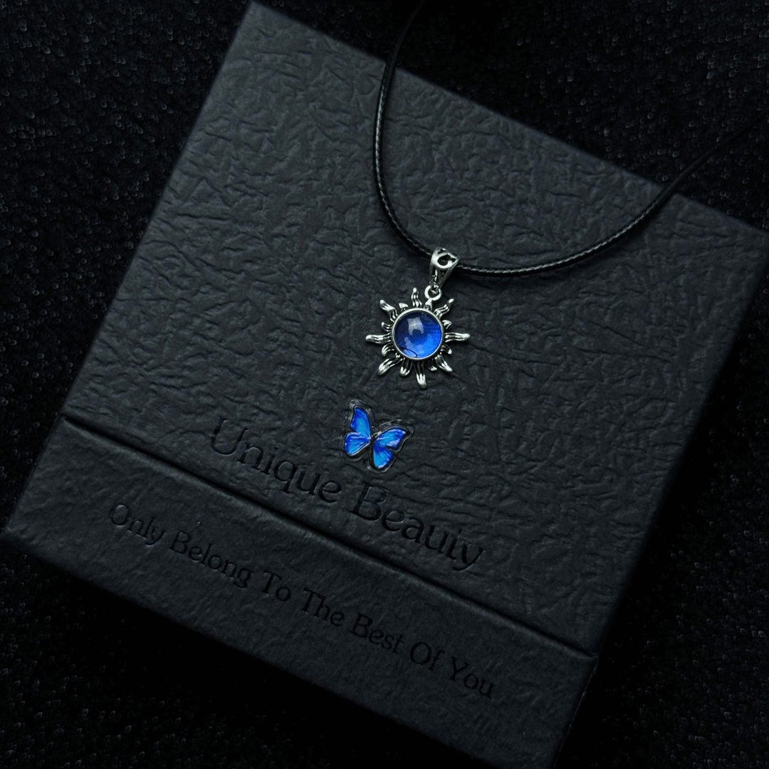 Handcrafted Butterfly Specimen Necklace An Exquisite Light Luxury Gift for Your Girlfriend or Close Female Friend