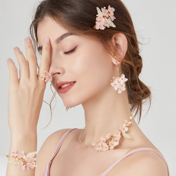 Cherry Blossom Hair Clip