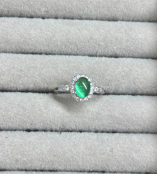 Emerald Green Jewel Beetle Wing Ring - Handmade Gold Open Ring - Minimalist Bio-Jewelry - Unique Statement Specimen Ring - Luxury Nature Gift for Her