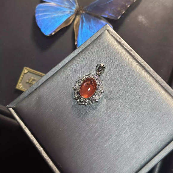 Handmade Real Butterfly Wing Pendant - Blue Morpho Specimen Jewelry, Unfiltered Natural Beauty, One-of-a-Kind Birthday Gift for Best Friend