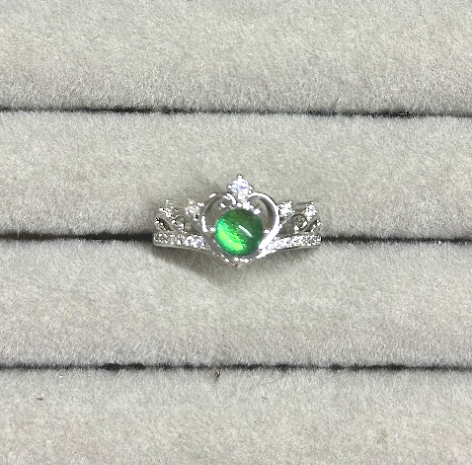 Emerald Green Jewel Beetle Wing Ring - Handmade Gold Open Ring - Minimalist Bio-Jewelry - Unique Statement Specimen Ring - Luxury Nature Gift for Her