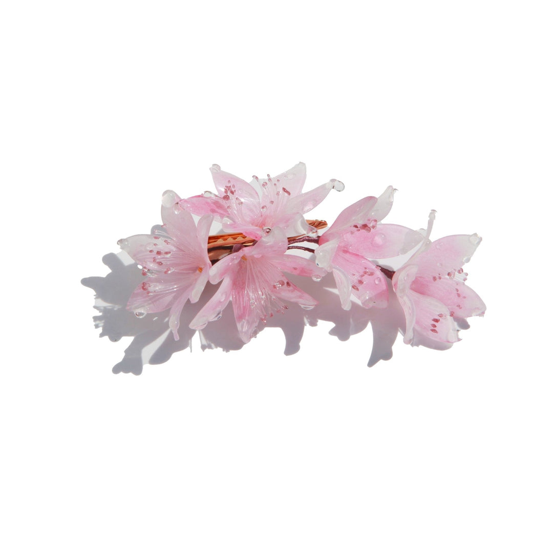 Taufrische Kirschblüten-Haarspange