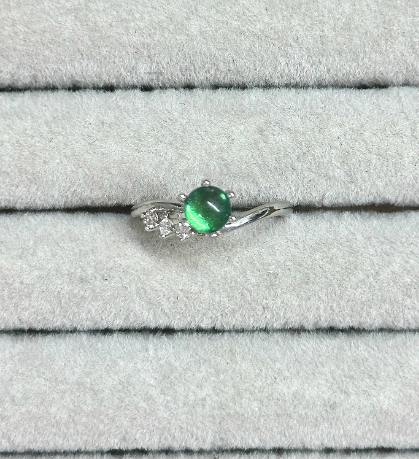 Emerald Green Jewel Beetle Wing Ring - Handmade Gold Open Ring - Minimalist Bio-Jewelry - Unique Statement Specimen Ring - Luxury Nature Gift for Her