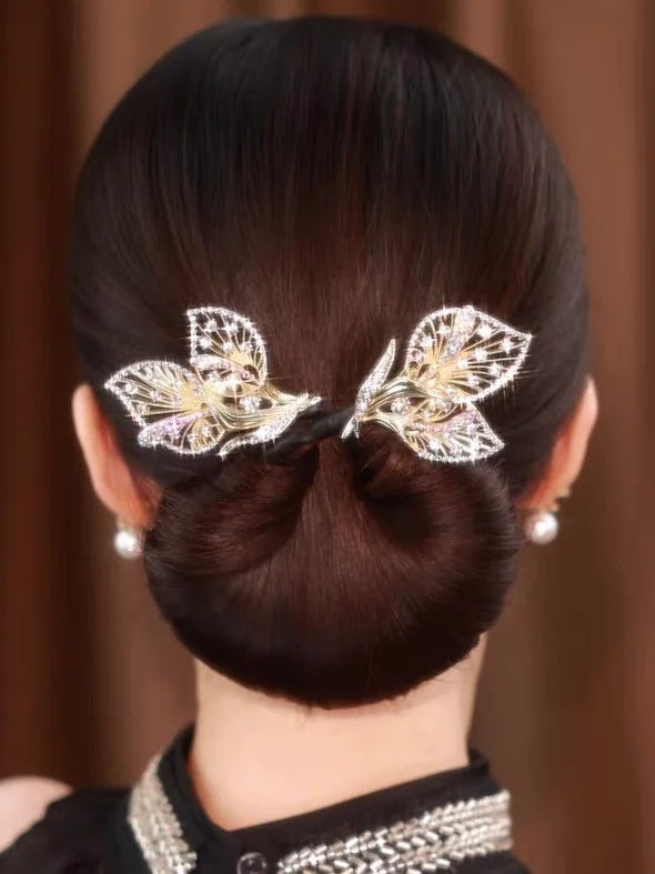 Golden Leaves Hair Disk - Nuiee Shop