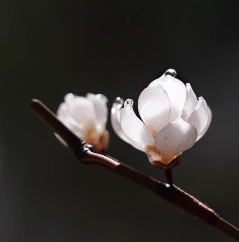 Blühender Grande Magnolia Haarstab