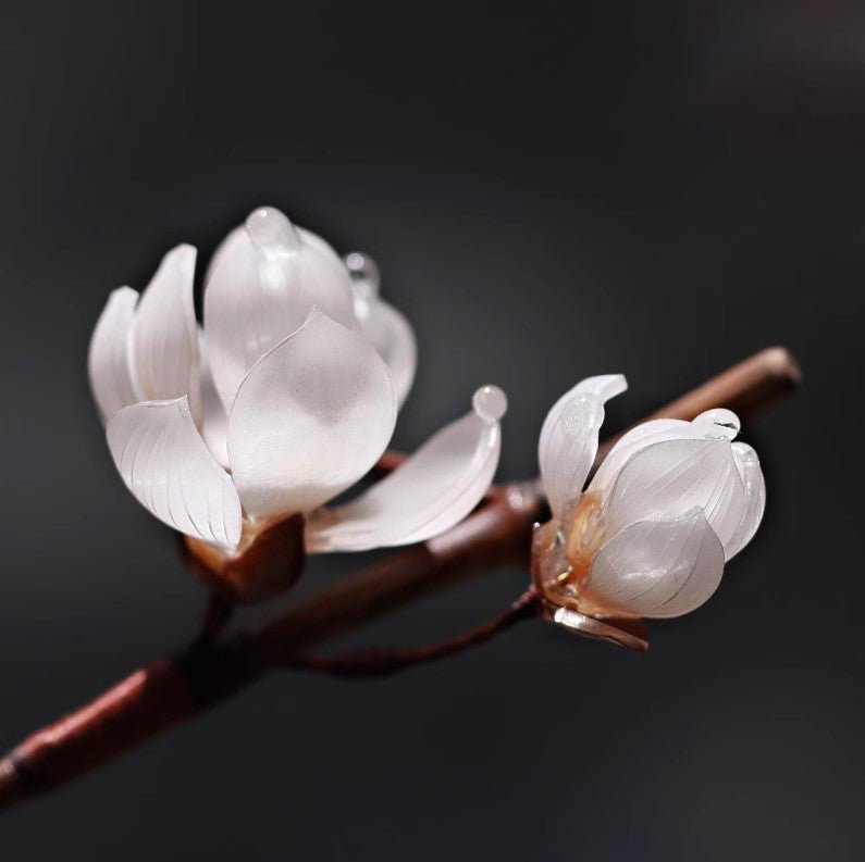 Blühender Grande Magnolia Haarstab
