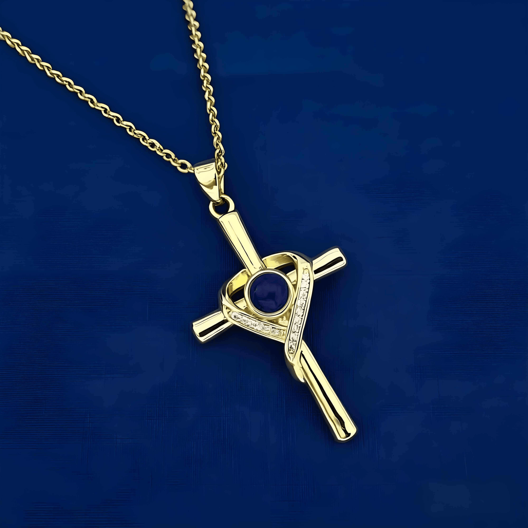 With the high-luxury cross necklace for devout believers, you will be able to see your past and present lives
