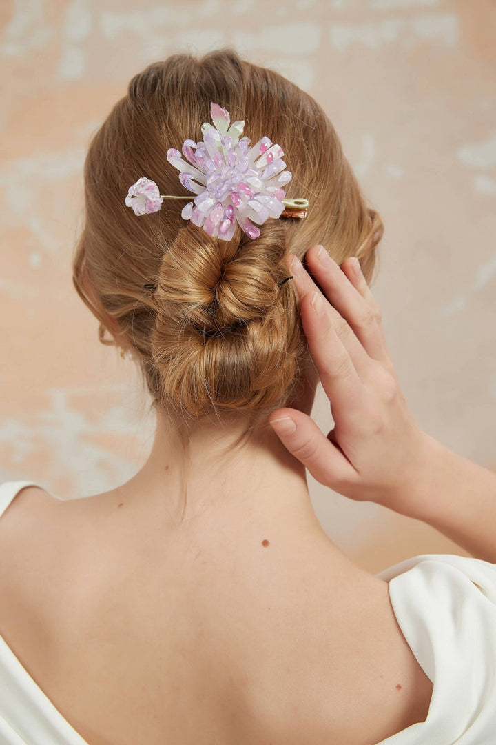 Grande Chrysanthemum Haarspange/Final Sale
