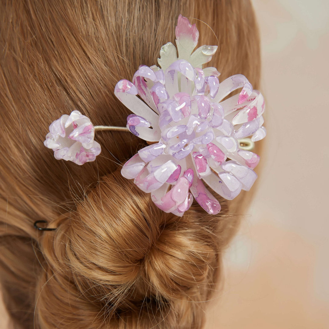 Grande Chrysanthemum Haarspange/Final Sale