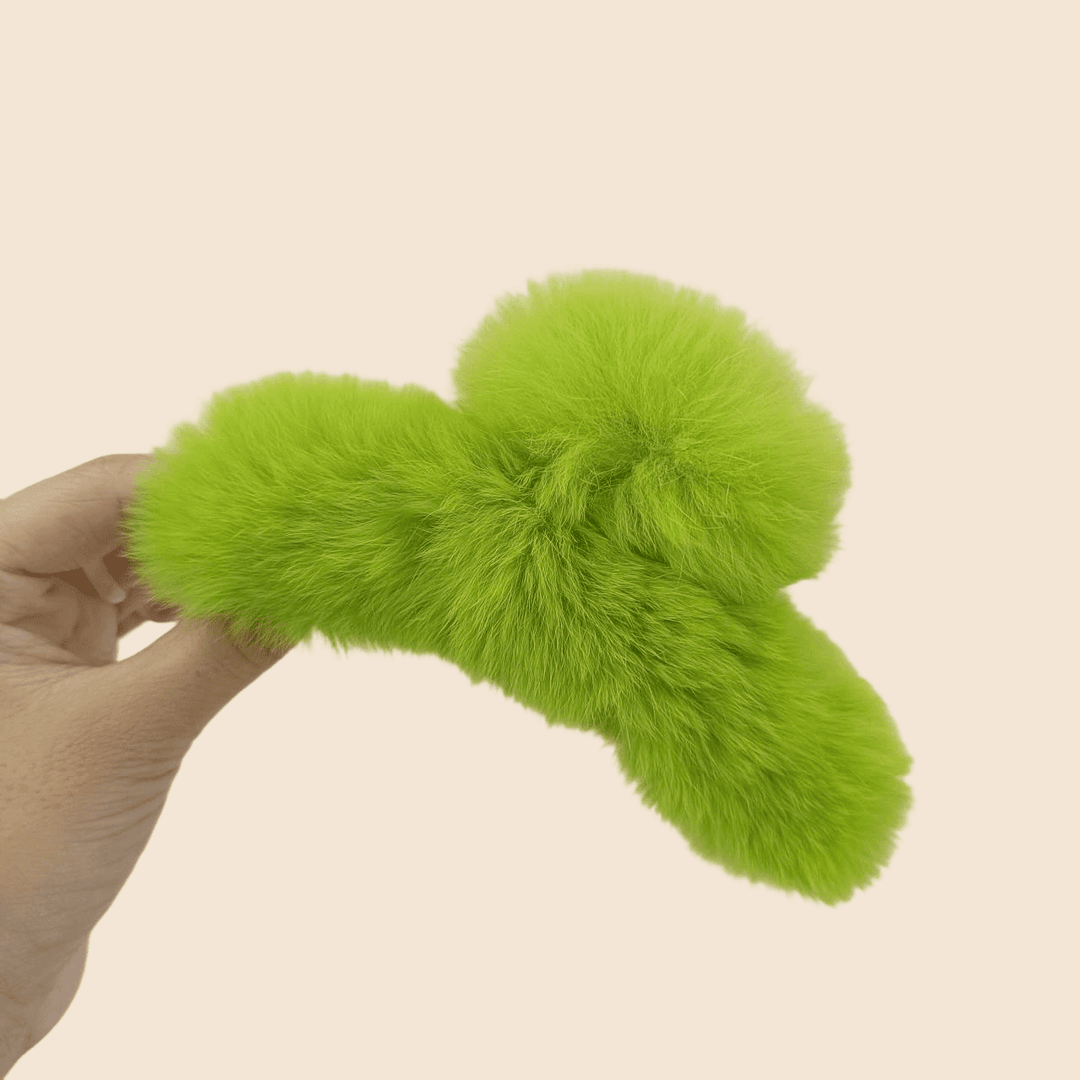 Fluffy hair clips, simple hair,gathering clips, stylish hair accessories with an advanced INS - style fluffy hair clips