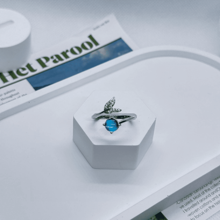 Real Blue Morpho Butterfly Wing Ring in S925 Sterling Silver - Adjustable Original Design,  Handmade Niche Jewelry for Besties & Couples