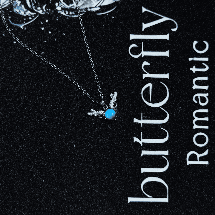 Real Blue Morpho Butterfly Wing Necklace in S925 Sterling Silver - Handmade Ethereal Pendant, Unique Niche Gift for Her, Bestie Birthday Jewelry