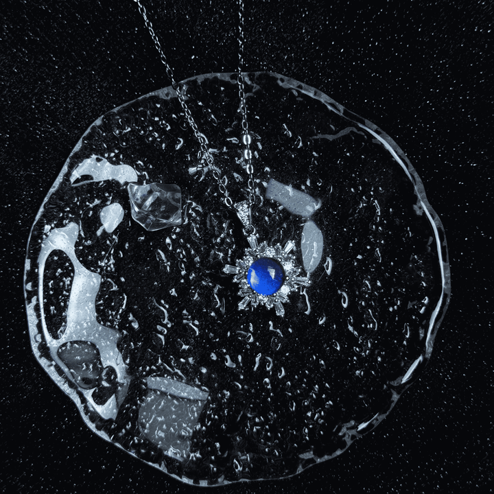 Real Blue Morpho Butterfly Wing Necklace in S925 Sterling Silver - Handmade Ethereal Pendant, Unique Niche Gift for Her, Bestie Birthday Jewelry