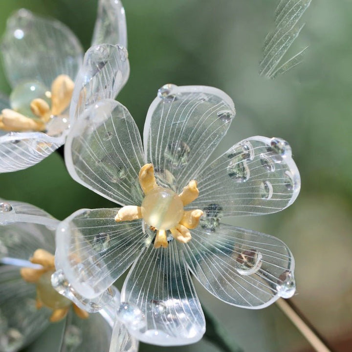 *My Rain Garden* Diphylleia Skeleton Flower Hair Pin