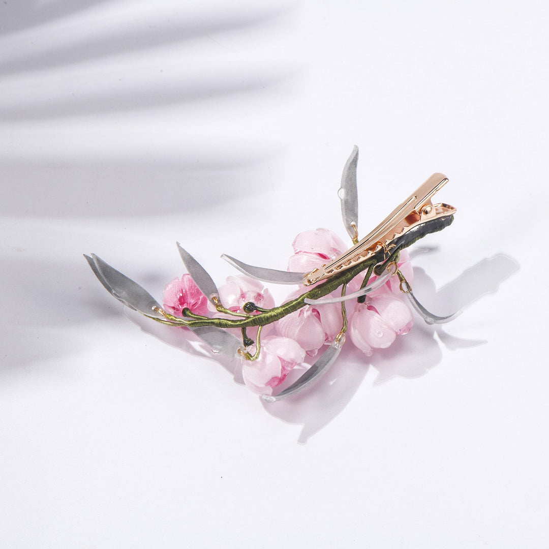 *My Rain Garden* Flowering Camellia Buds Hair Clip