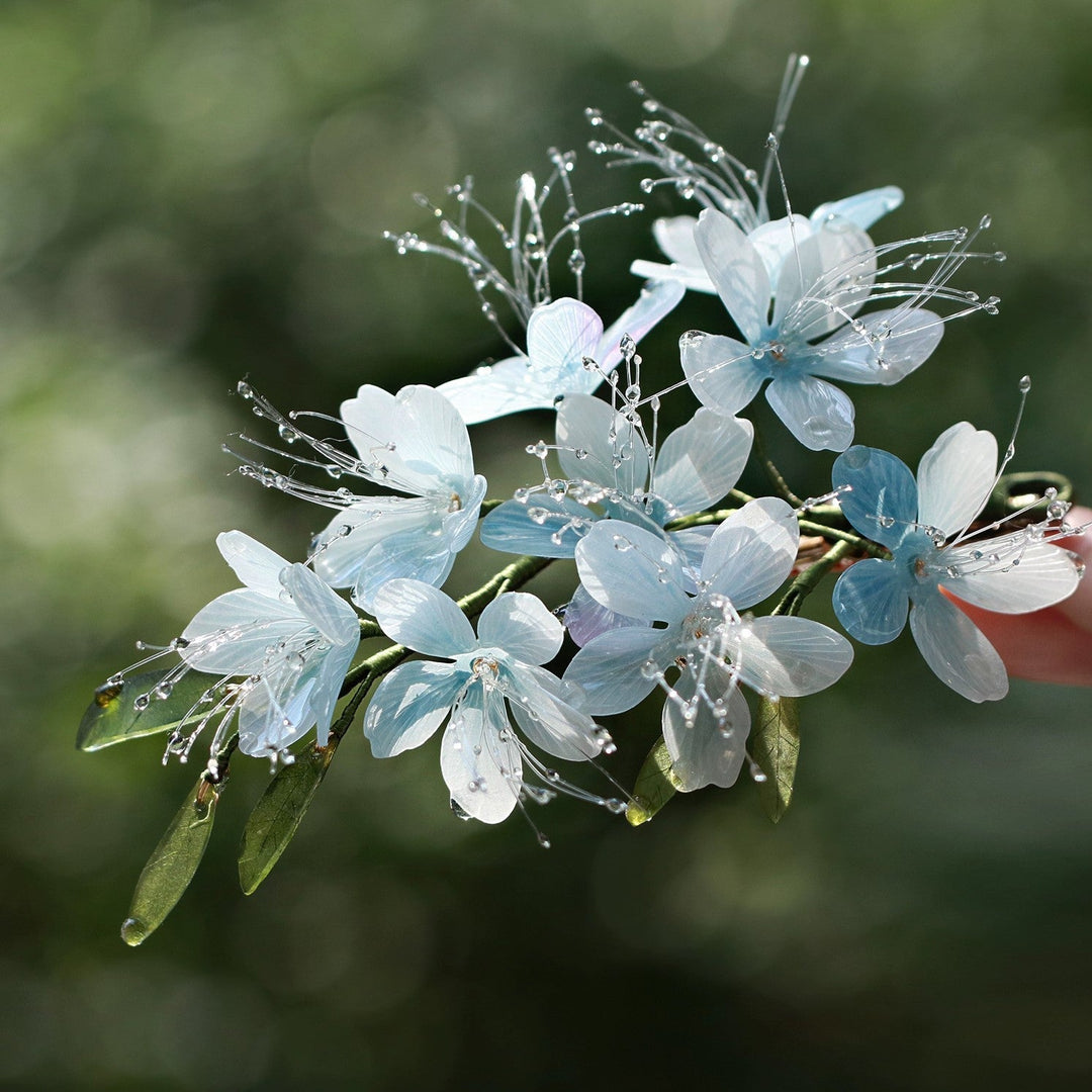 *My Rain Garden* Flowering Hydrangea Hair Clip