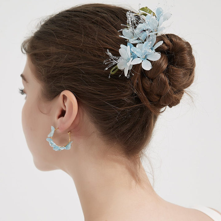 *My Rain Garden* Flowering Hydrangea Hair Clip