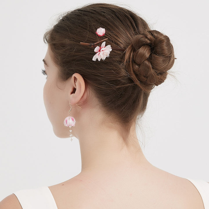 *My Rain Garden* Flowering Plum Hair Stick