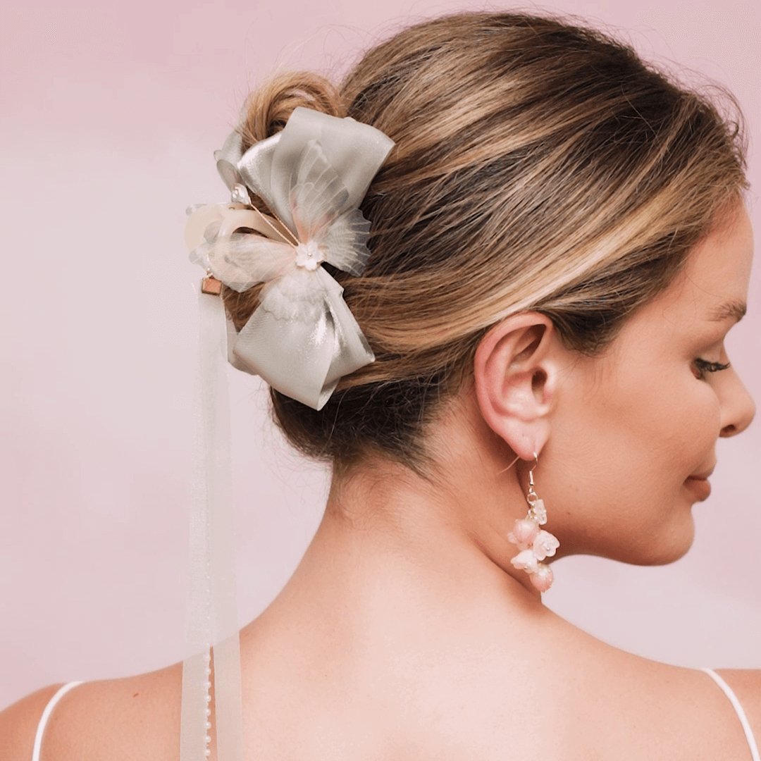 Orchid Butterfly Tassel Hair Claw