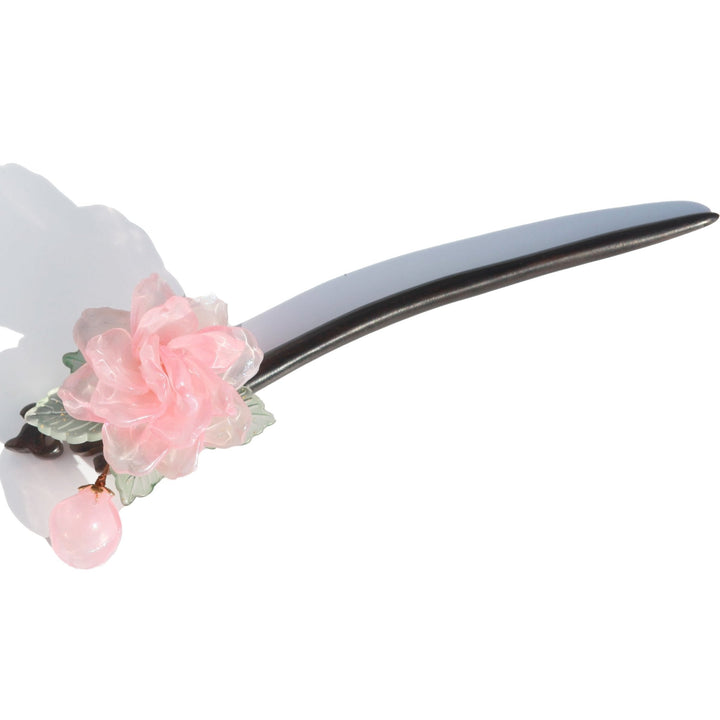 Peony Flower Buds Hair Stick