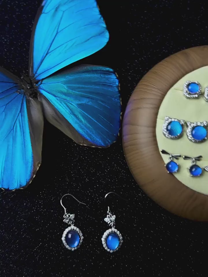 Aurora Blaue Schmetterling Haarklammer/ Schlussverkauf