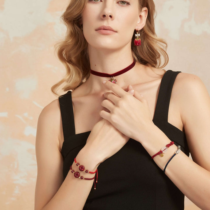 Red Cinnabar Knot Protection Red Strings (2-Pieces)
