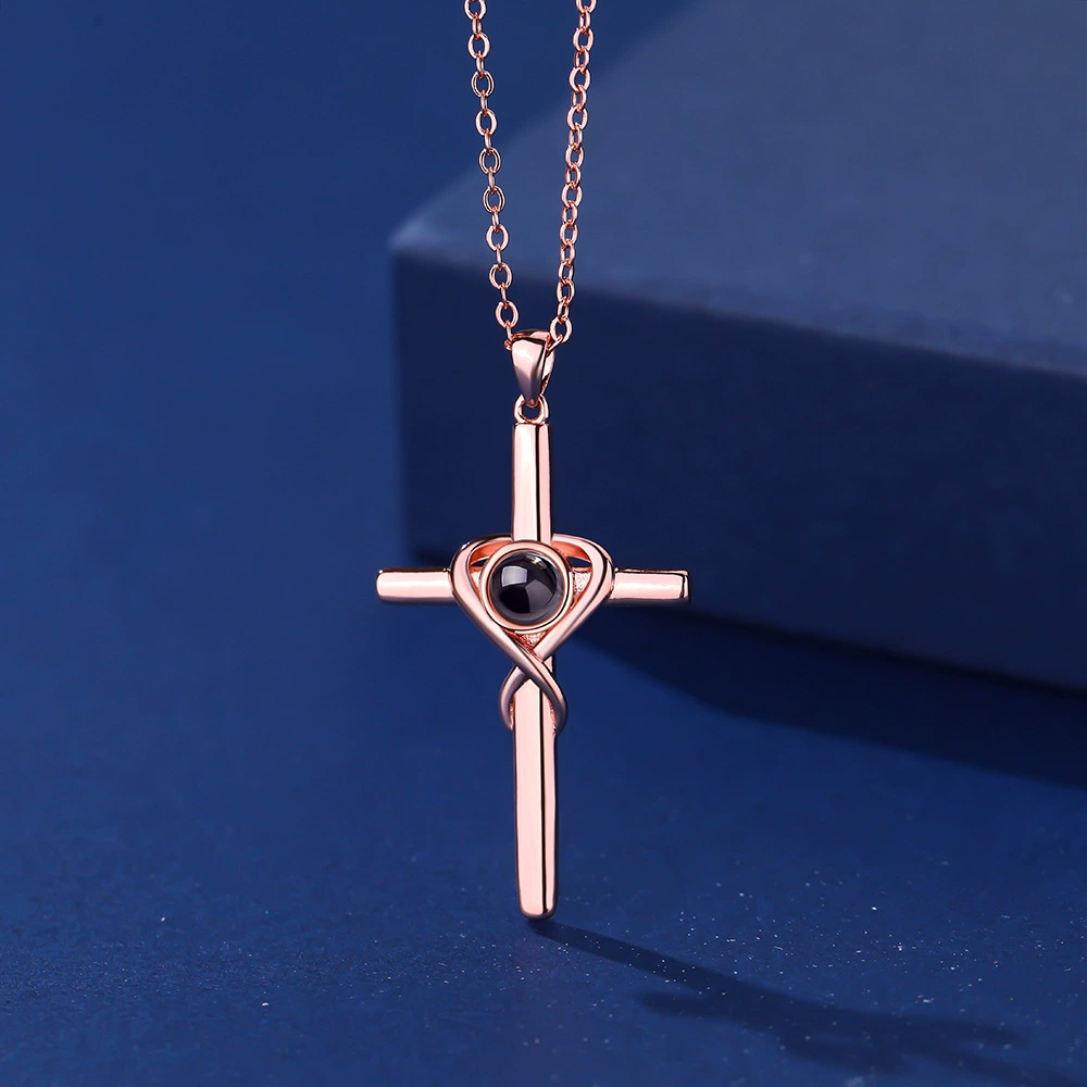 With the high-luxury cross necklace for devout believers, you will be able to see your past and present lives