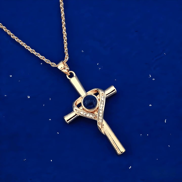 With the high-luxury cross necklace for devout believers, you will be able to see your past and present lives