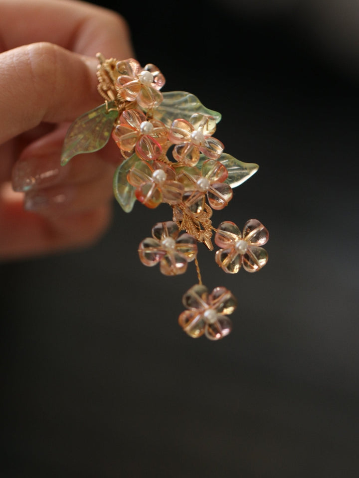 Scarlet Pimpernel Blume Haarspange / Schlussverkauf