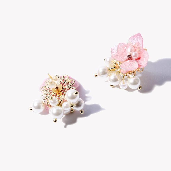 Tiana Pink Kirschblüten Regentropfen Ohrringe